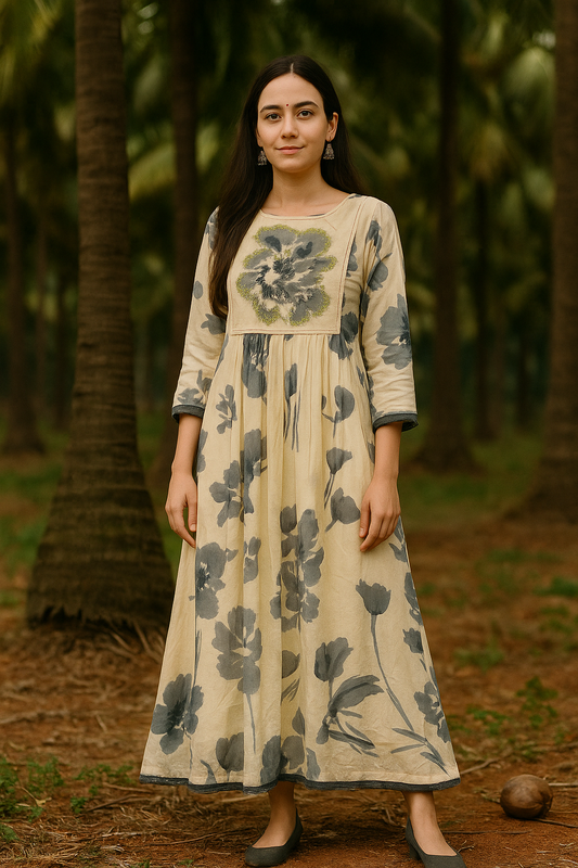 Fawn Colour Kurti(LC-WKIC_2251)