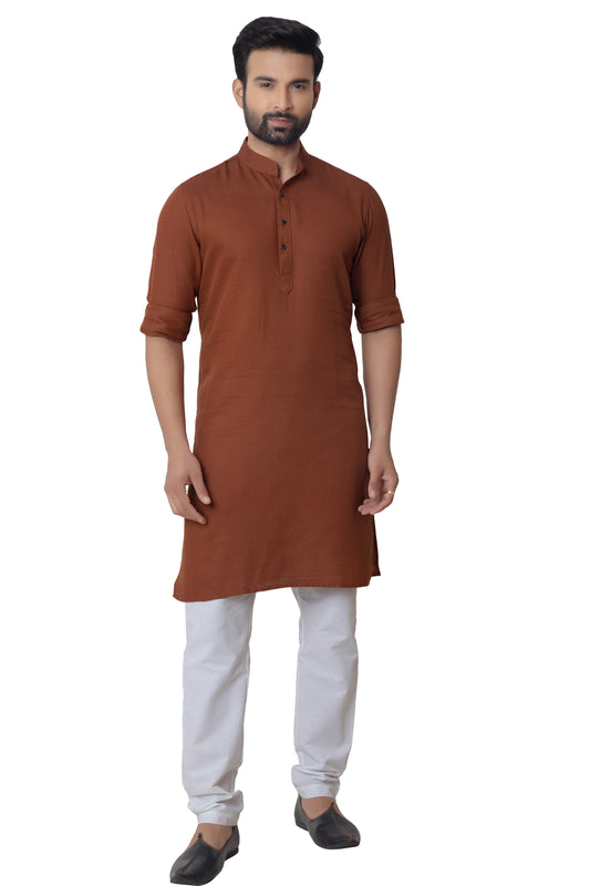 Almond Colour Kurta With Bottom(MC-MKUC_FEATURE-F)