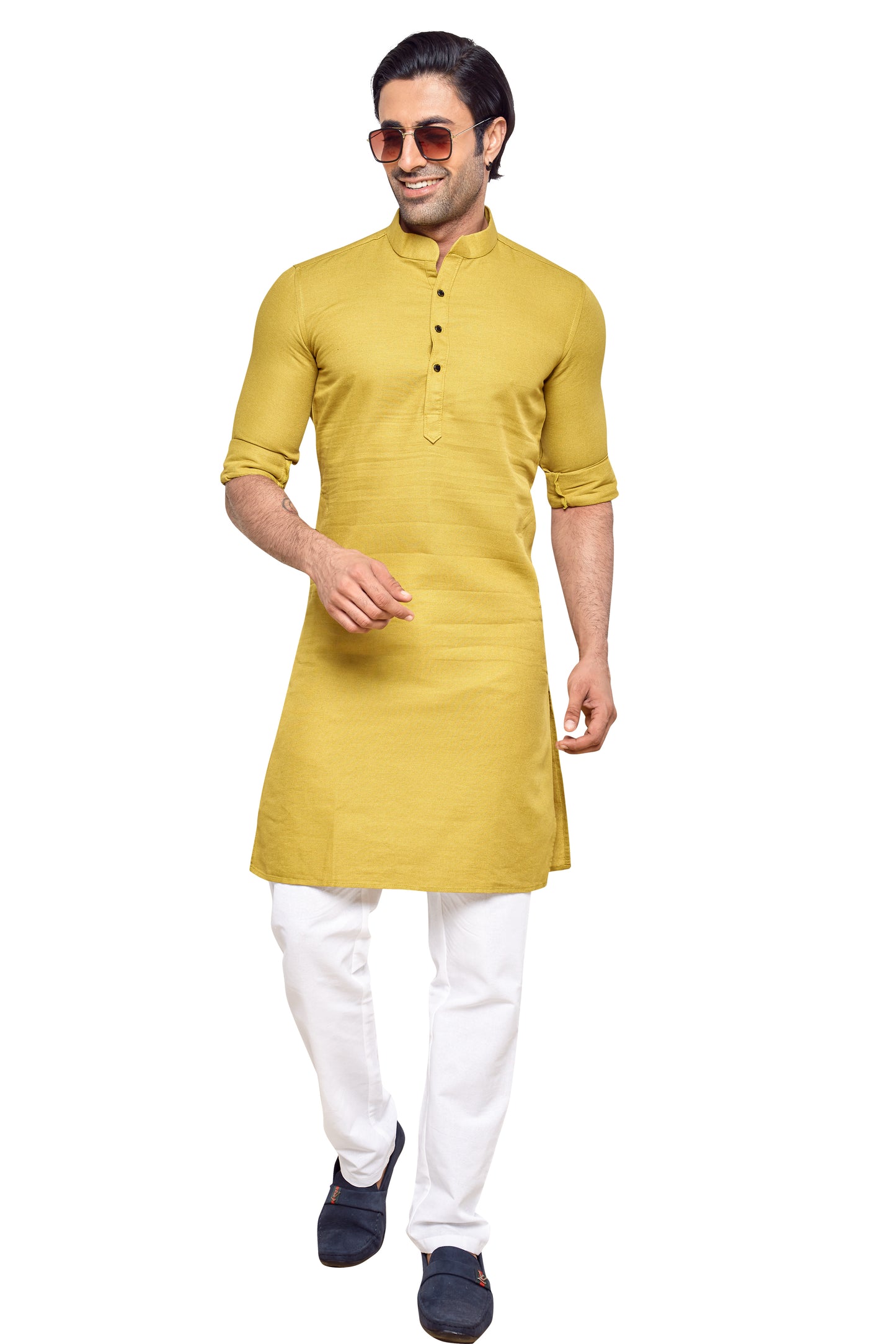 Mustard Colour Kurta With Bottom(MC-MKUC_FEATURE-F)