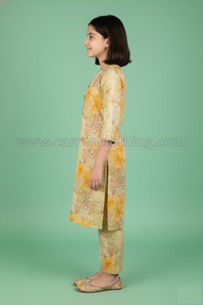 Mustard Colour Kurti Set (GC-GKUS_4606)