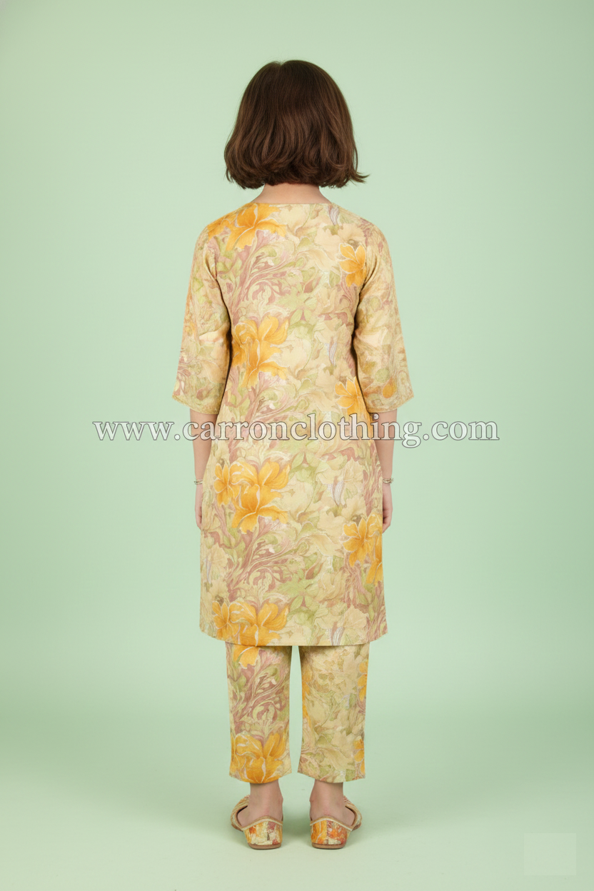 Mustard Colour Kurti Set (GC-GKUS_4606)