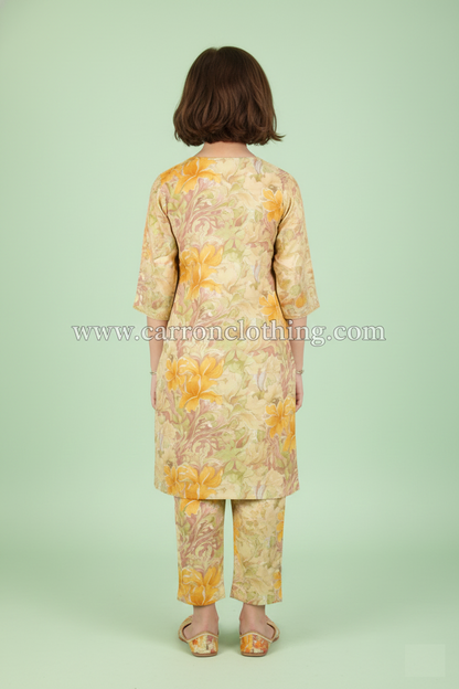 Mustard Colour Kurti Set (GC-GKUS_4606)