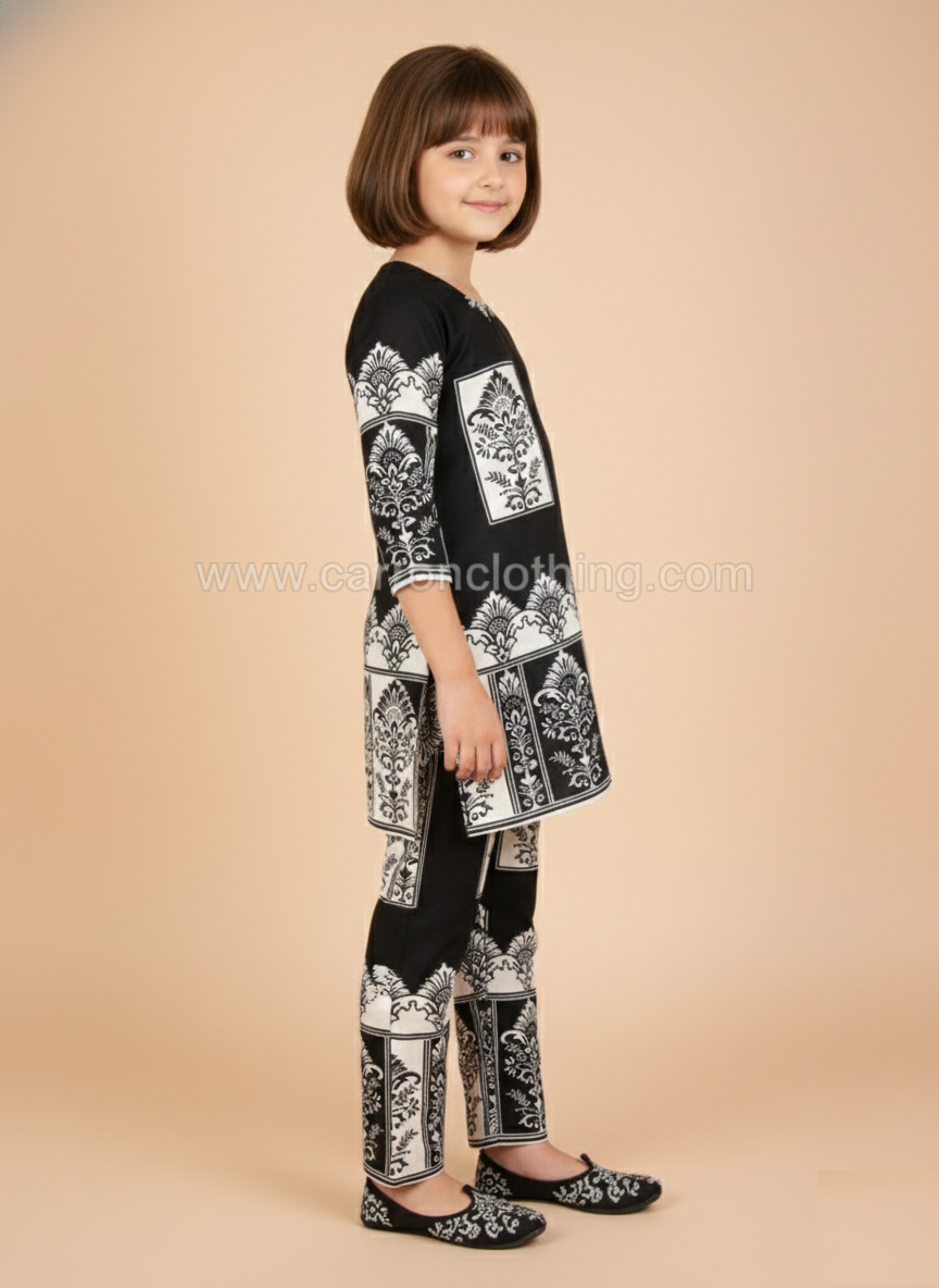 Black Colour Kurti Set (GC-GKUS_7742)