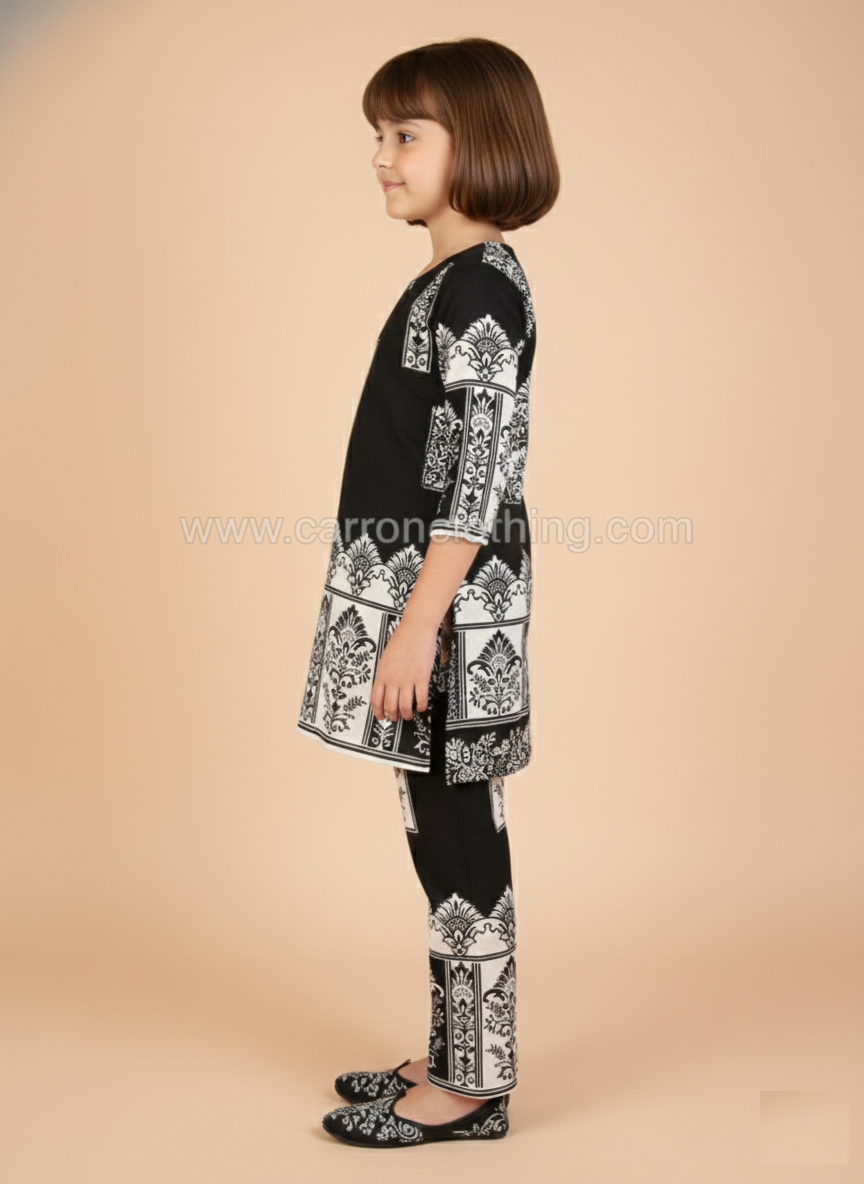 Black Colour Kurti Set (GC-GKUS_7742)
