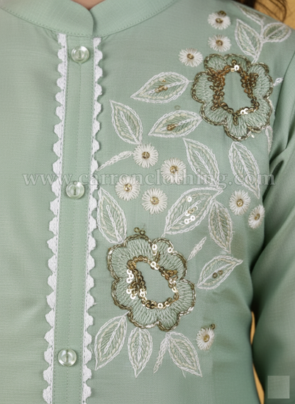 Green Colour Kurti Set (GC-GKUS_986)