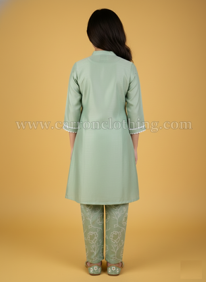 Green Colour Kurti Set (GC-GKUS_986)