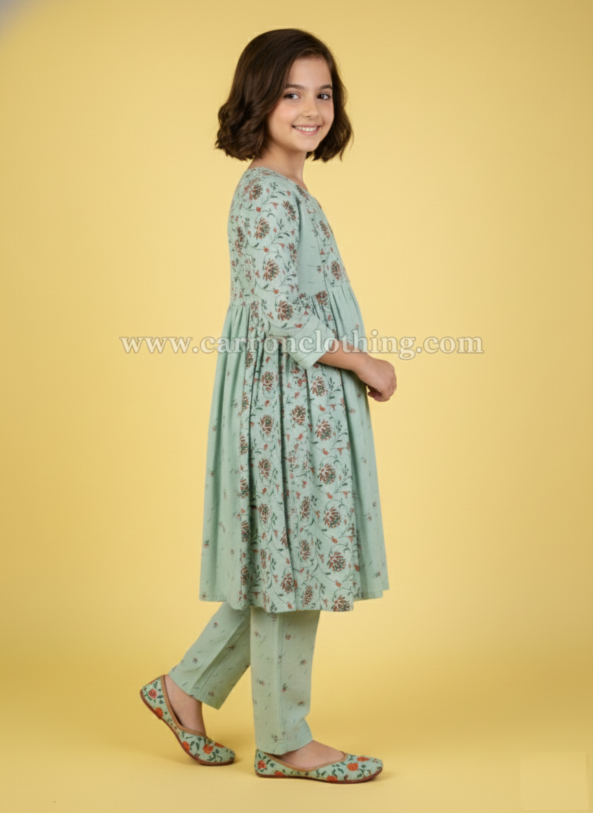 Green Colour Kurti Set (GC-GKUS_994)