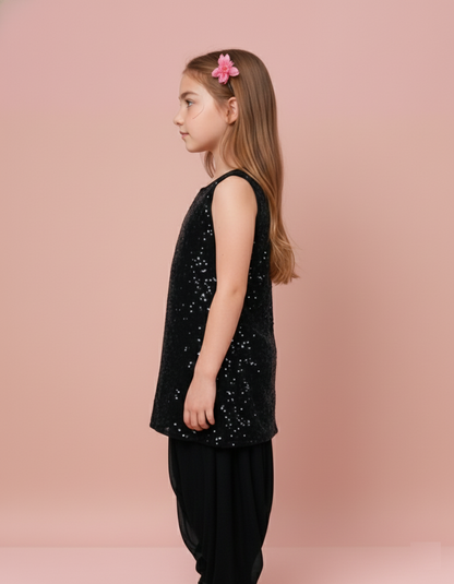 Black Colour Chudidar(GE-GCHU_6045)