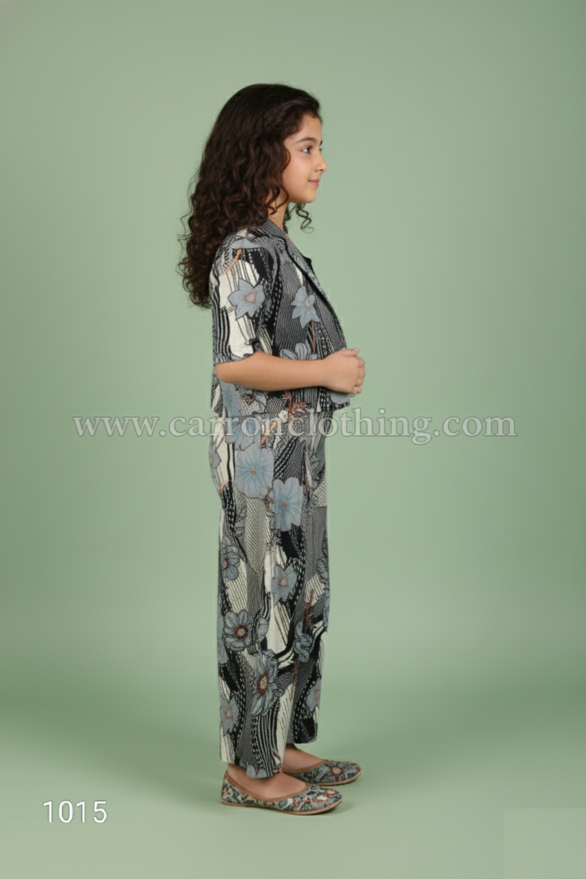 Black Colour Plazo Set(GE-GPZS_1015)