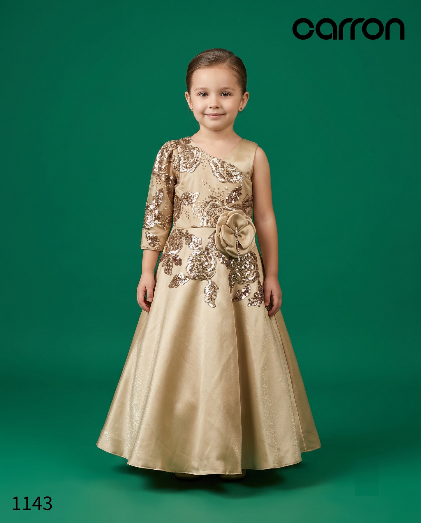 Fawn Colour Gown(GE-GGWN_1143)