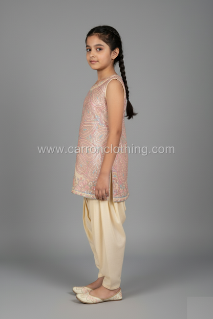 Peach Colour Chudidar(GE-GCHU_1321)