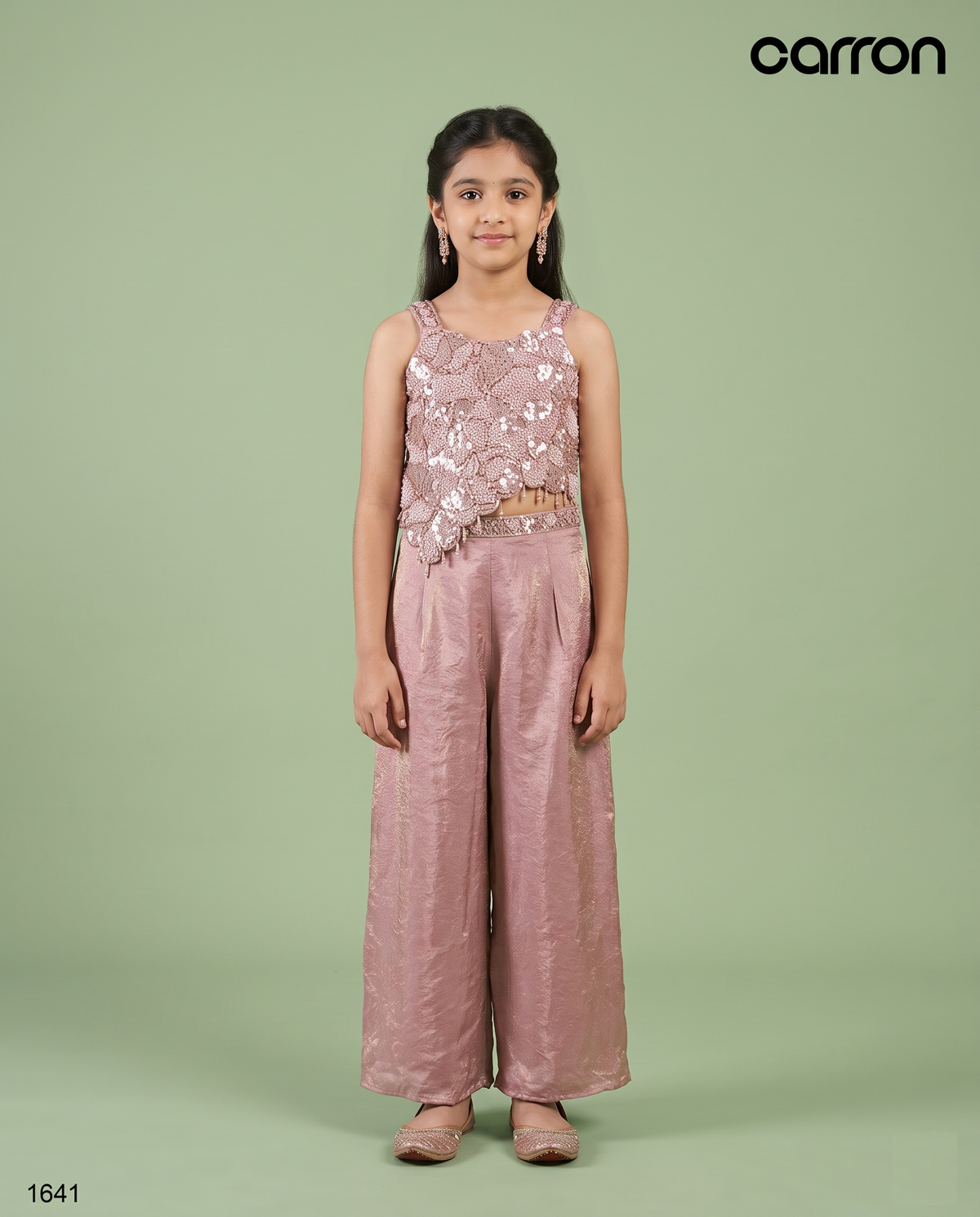 Lavender Colour Plazo Set(GE-GPZS_1641)