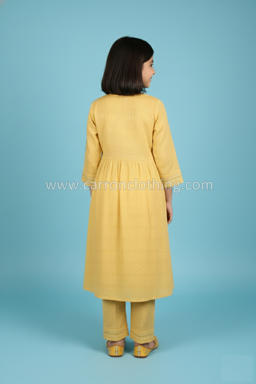 Mustard Colour Kurti Set (GC-GKUS_2007)