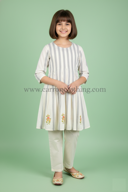 Off White Colour Kurti Set (GC-GKUS_2681)