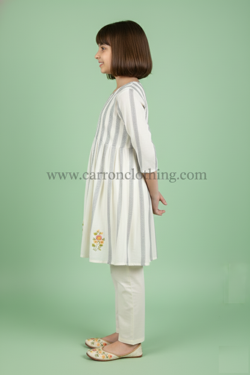 Off White Colour Kurti Set (GC-GKUS_2681)