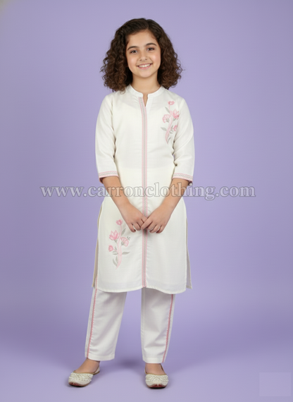 Off White Colour Kurti Set (GC-GKUS_2712)