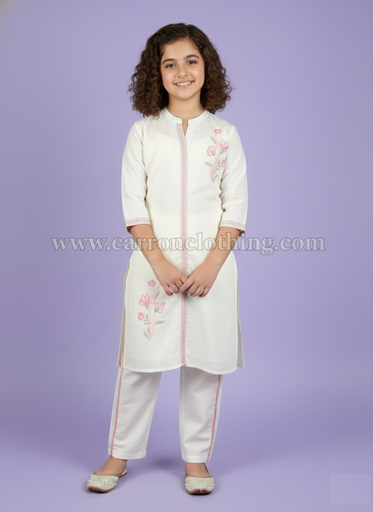 Off White Colour Kurti Set (GC-GKUS_2712)