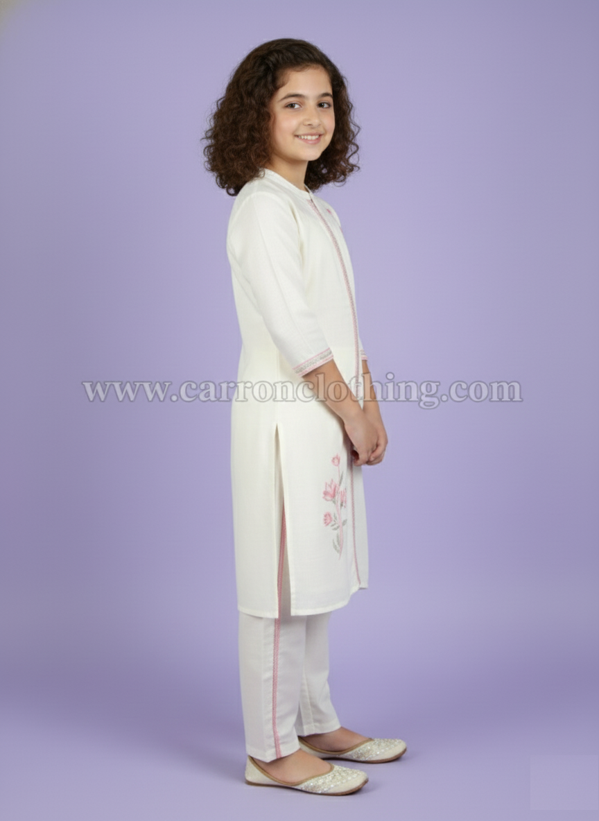 Off White Colour Kurti Set (GC-GKUS_2712)