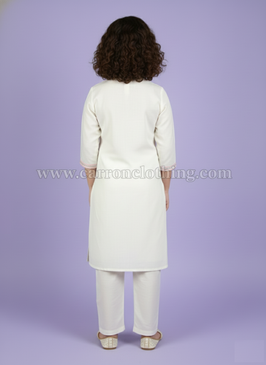 Off White Colour Kurti Set (GC-GKUS_2712)