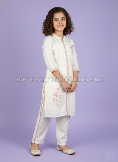 Off White Colour Kurti Set (GC-GKUS_2712)