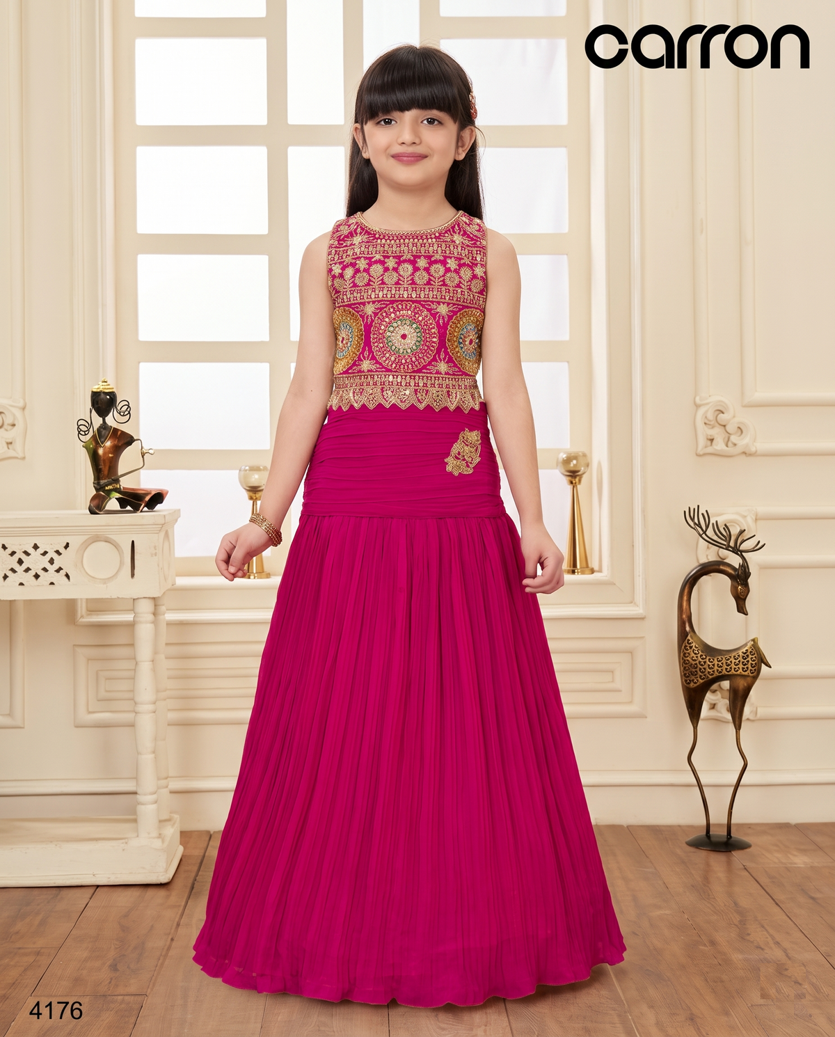 Rani Colour Ghaghra Choli(GE-GGHC_4176)