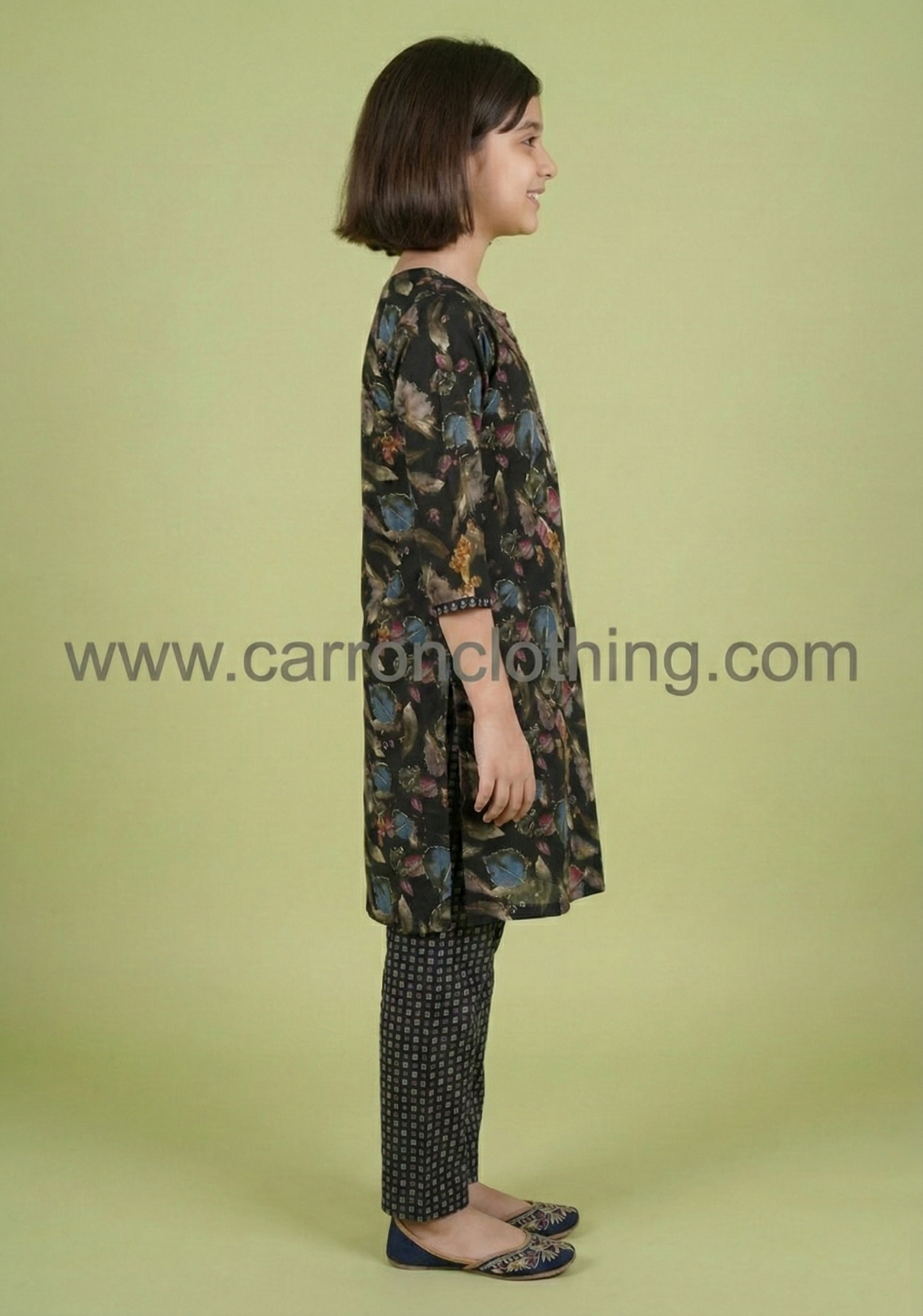 Black Colour Kurti Set (GC-GKUS_4355)