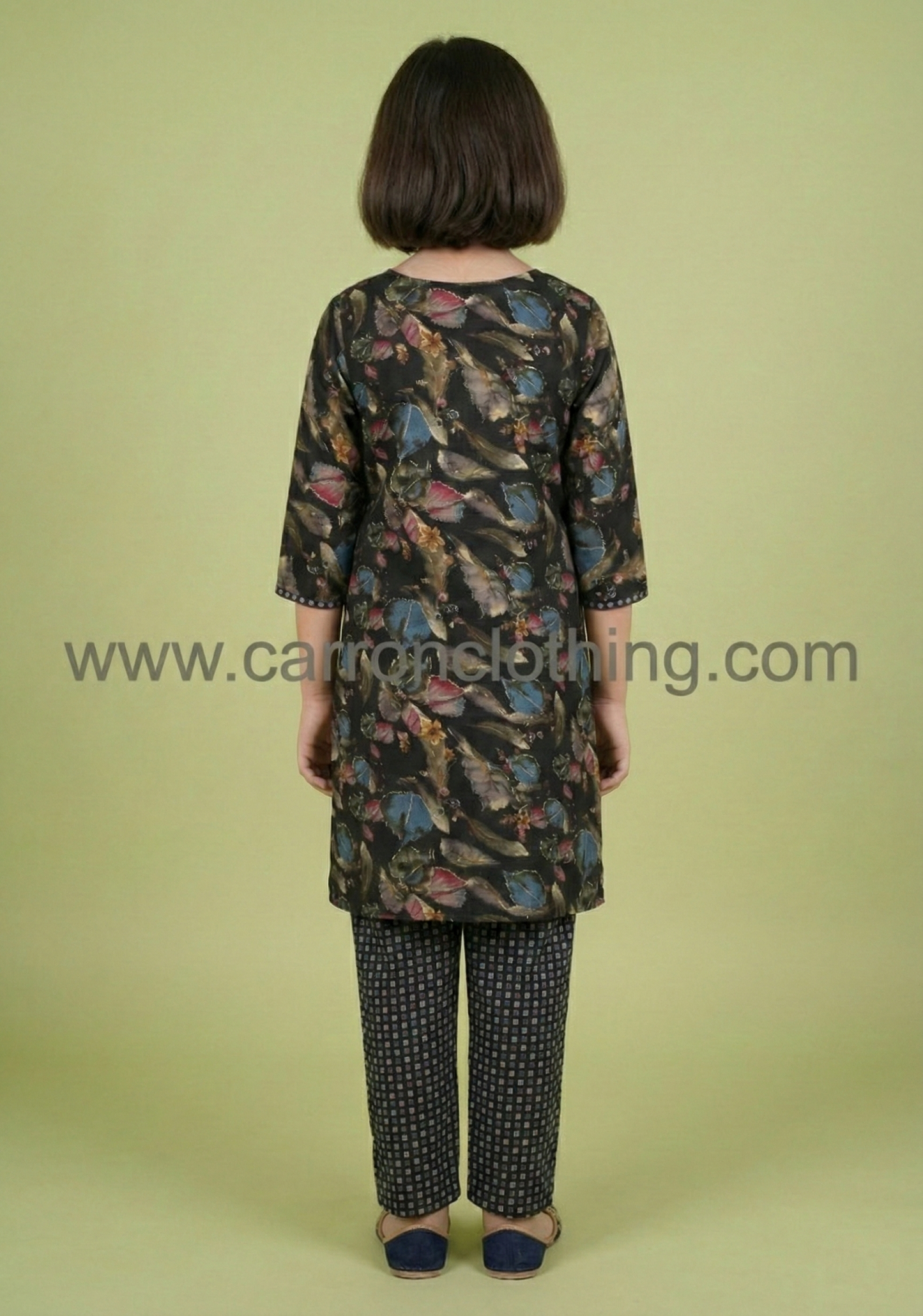 Black Colour Kurti Set (GC-GKUS_4355)