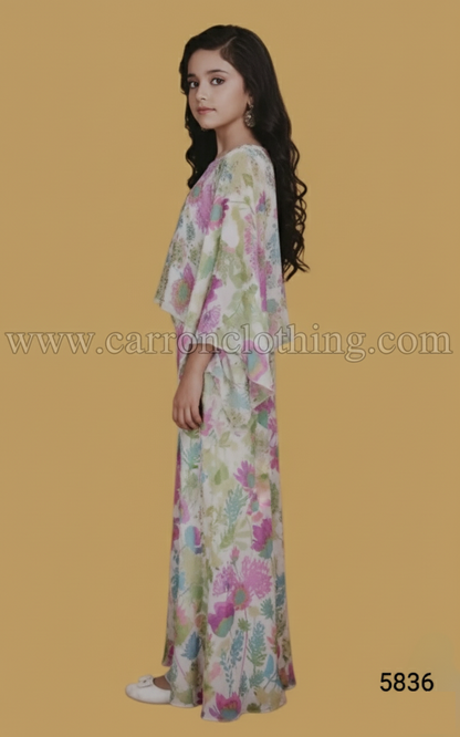 Cream Colour Plazo Set(GE-GPZS_5836)