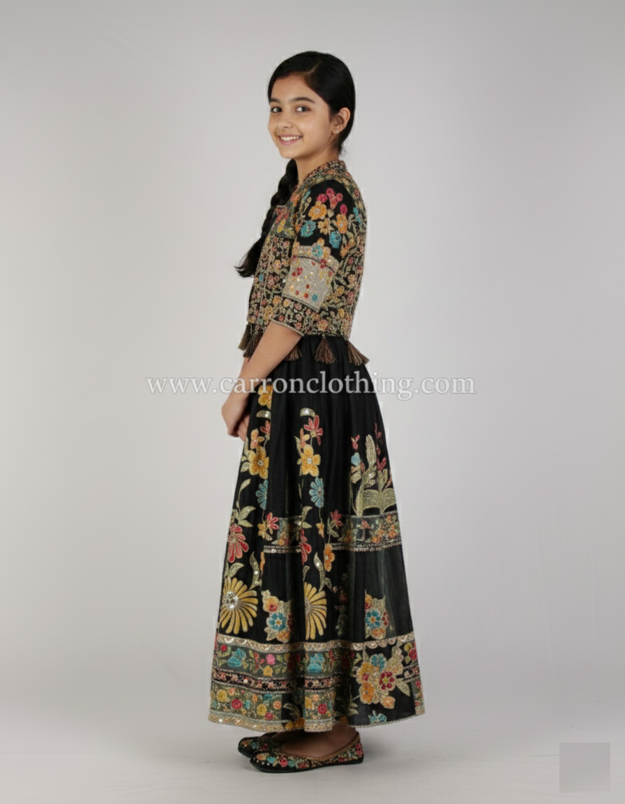 Black Colour Ghaghra Choli(GE-GGHC_5878)