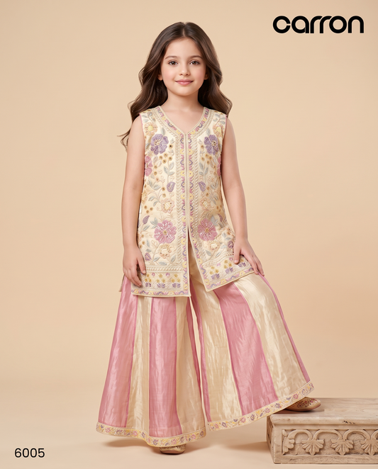 Chickoo Colour Plazo Set(GE-GPZS_6005)