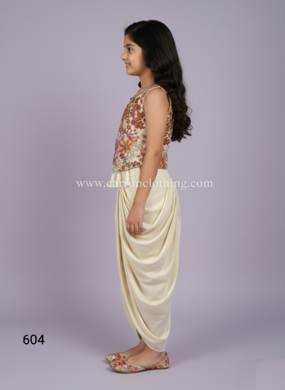 Cream Colour Chudidar(GE-GCHU_604)