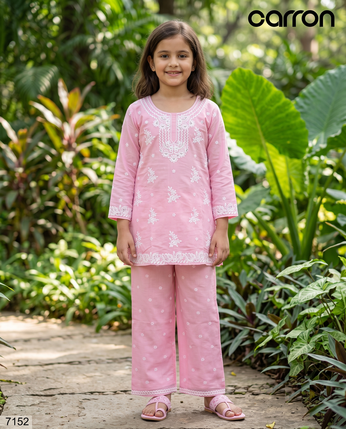 Pink Colour Plazo Set(GE-GPZS_7152)