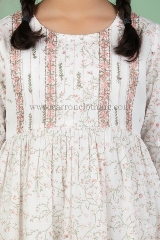 White Colour Kurti Set (GC-GKUS_989)