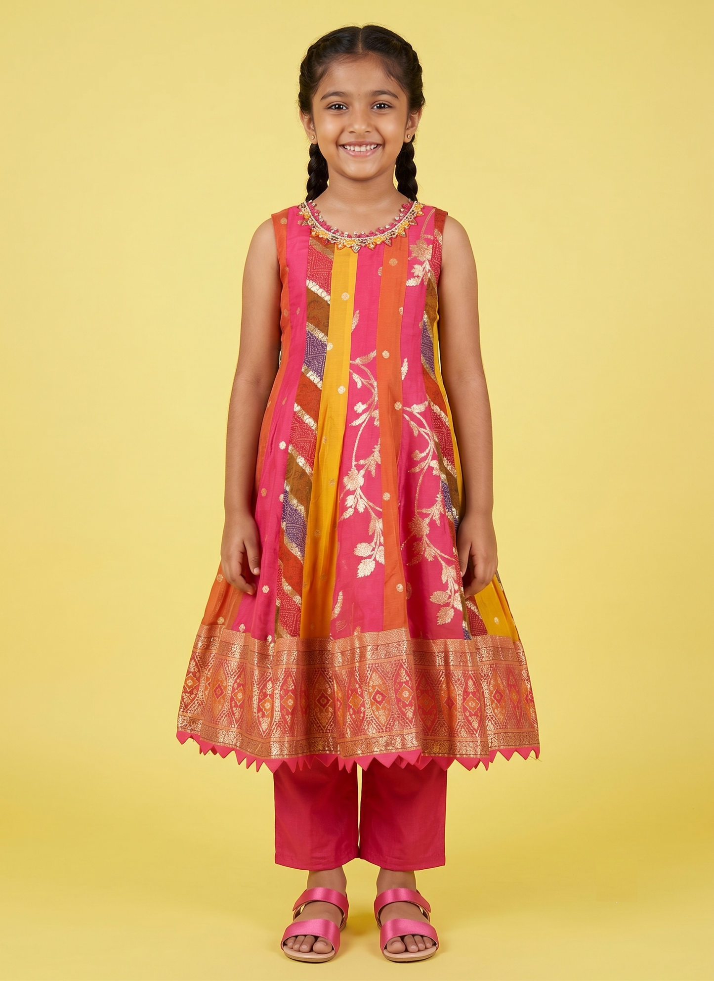 Multi Colour Chudidar(GE-GCHU_1374)