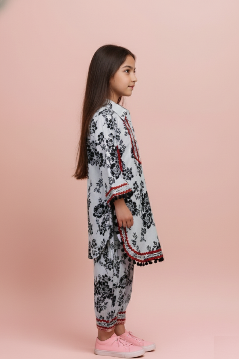 Black Colour Chudidar(GE-GCHU_3721)