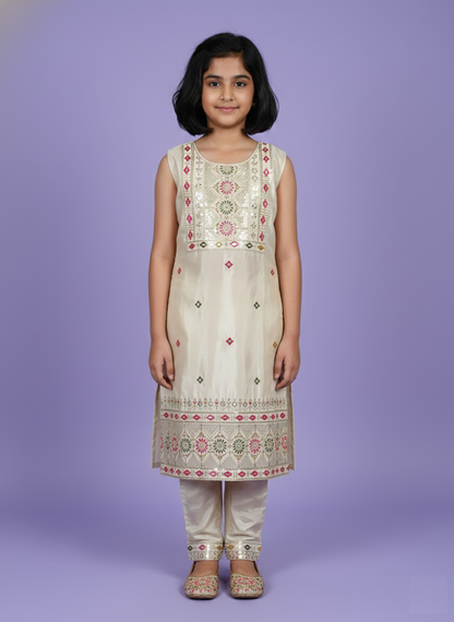 Fawn Colour Chudidar(GE-GCHU_4425)