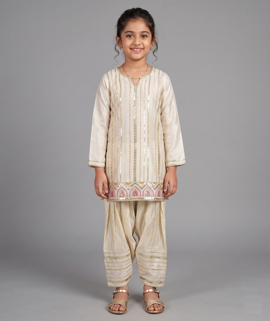 Ivory Colour Chudidar(GE-GCHU_97.1)
