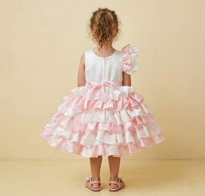 Pink Colour Party Frock(GE-GFRP_359)