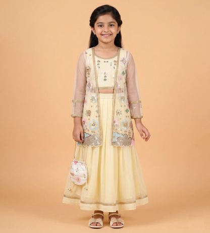 Lemon Colour Ghaghra Choli(GE-GGHC_83.1)