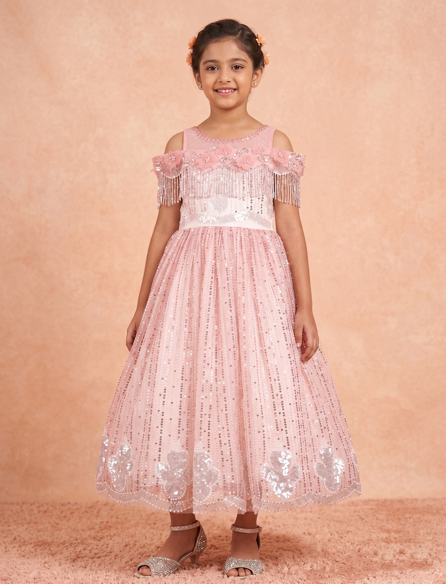 Blush Pink Colour Gown(GE-GGWN_10937)