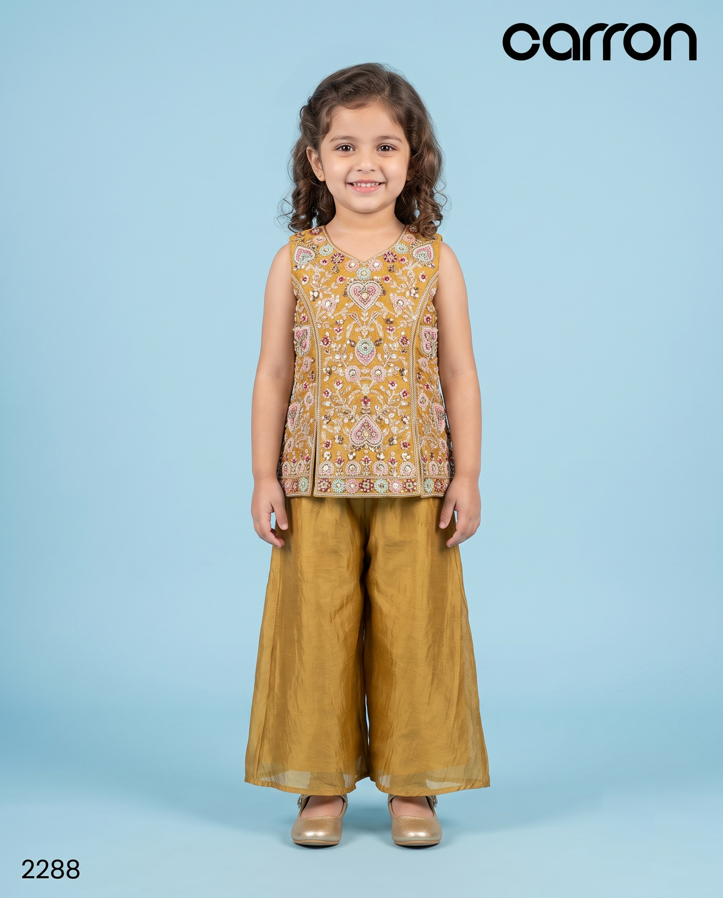 Mustard Colour Plazo Set(GE-GPZS_2288)