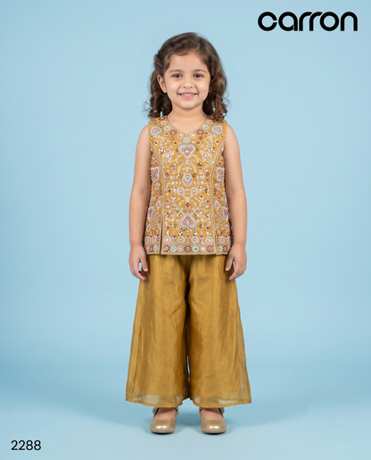 Mustard Colour Plazo Set(GE-GPZS_2288)