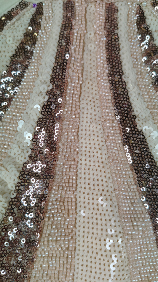 Cream Colour Plazo Set(GE-GPZS_4087)
