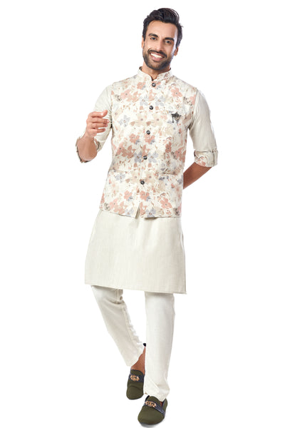 Cream Colour Bundi Set(ME-MBUS_GKST SENATE 2)