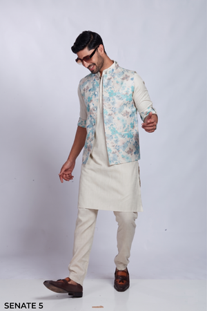 Cream Colour Bundi Set(ME-MBUS_GKST SENATE 5)