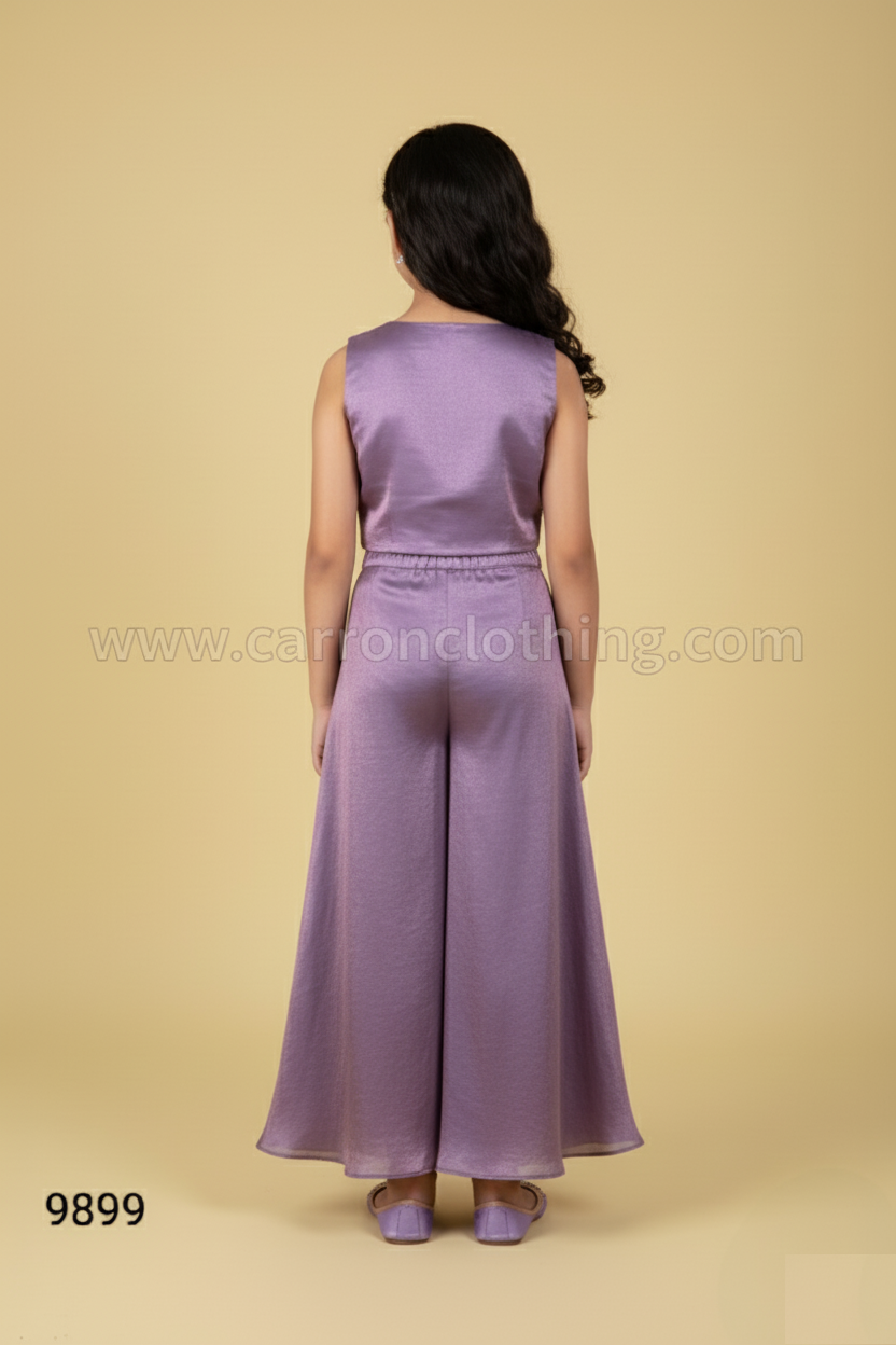 Lavender Colour Plazo Set(GE-GPZS_9899)