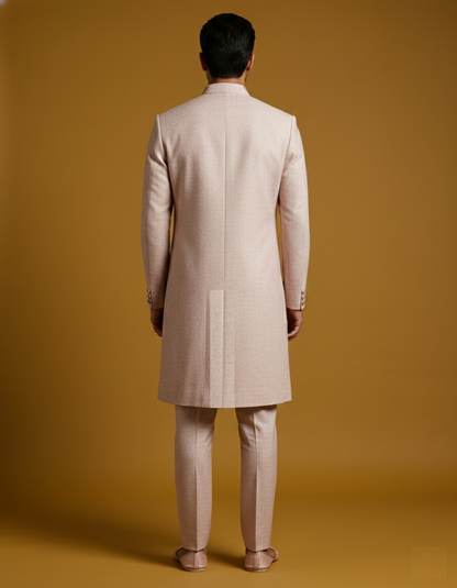 Onion Pink Colour Sherwani(ME-MSRW_91527)