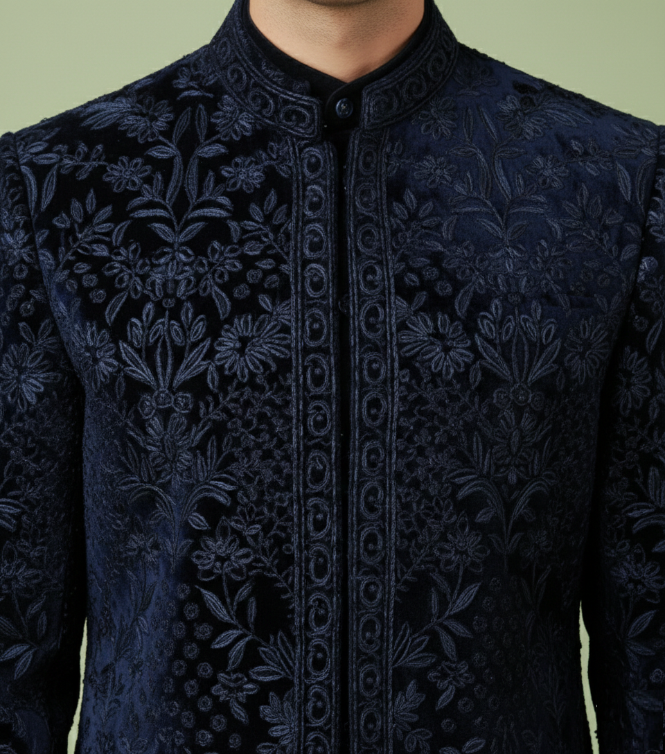 Blue Colour Indo Western(ME-MINW_9999)