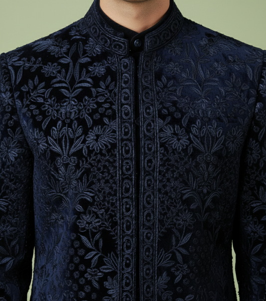 Blue Colour Indo Western(ME-MINW_9999)