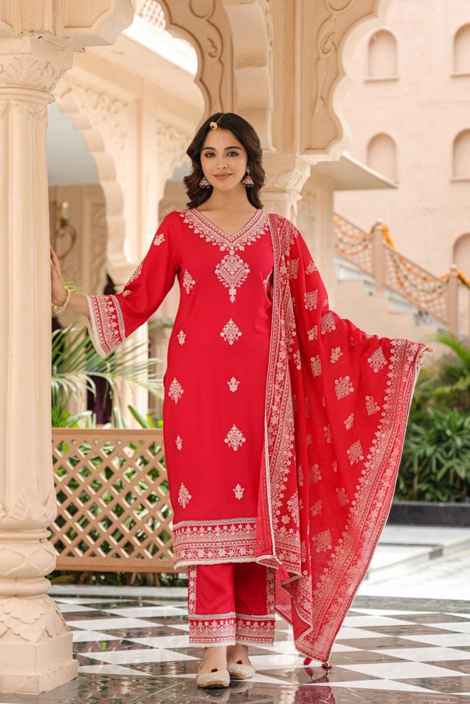 Rani Colour Straight Cut Suit(LE-WPNS_003)